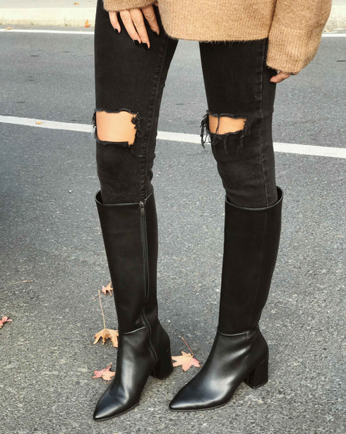 VENÜS SİYAH ÇİZME